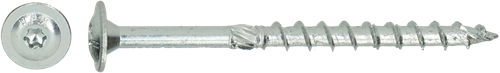 Pgb-europa hapax | tornillo de construcción hapax fk-t ø 6x80 zn | 100 piezas haettg001006000803