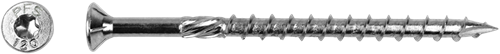 Pgb-europa pfs+ | tornillo pfs para construcción en madera vzk t30 ø 6x60 zn | 200 piezas pfevtg001006000603
