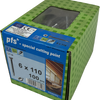 Pgb-europe pfs+ | spaanplaatschroef pfs+ vzk-t ø 6x110 zn | 100 st - pfwvtg001006001103
