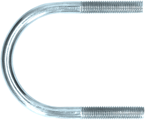 Pgb-europe pgb-fasteners | staffa a U ø 2 x m10 zn (73 100 40) | 50 pezzi 0000ub001020000103