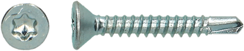 Pgb-europe pgb-fasteners | zelfborende schroef vk d7504o-t ø 5,50x50 zn t25 | 200 st 7504ot001005505003