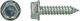 Pgb-europe pgb-fasteners | zeskant plaatschroef d.6928c ø 6,30x38 zn - 6928001006303800