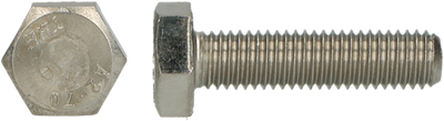 Pgb-europa pgb-sujetadores | perno macho hexagonal a2-70 din 933 m16x60 | 25 piezas 000933a70016000603