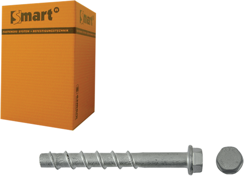 Pgb-europe smart | betonschroef s-bsz 12x15x80 znlamel | 25 st sm0bsz0141200803