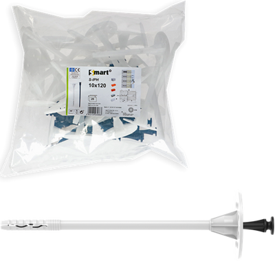Pgb-europe smart | iso smart s-iph kunststof nagel 10x140 | 25 st - sm0iphn001001404
