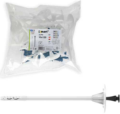 Pgb-europe smart | clavo plástico iso smart s-iph 10x160 | 25 pcs sm0iphn001001604