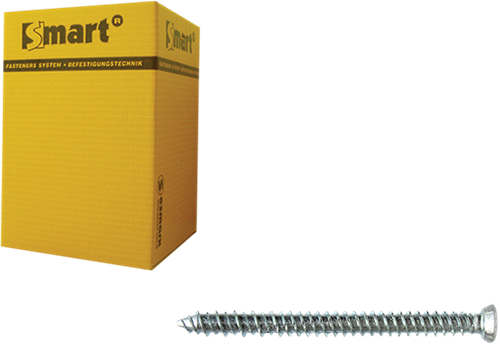 Pgb-europe smart | kozijnschroef vzk-t30 ø 7,50x72 zn | 100 st sm0wsf0010750723