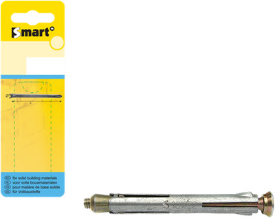 Pgb-europe smart | met. kozijnplug +afdkap m10x112 zn sm0mkp001100112h