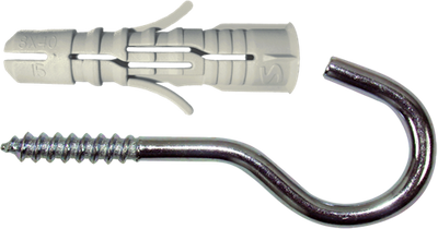 Pgb-europe smart | plug + schroefhaak ø 6x30 nzn | 10 st - sm0pshn0106060030h