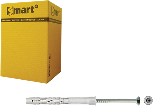 Pgb-europe smart | raamplug +schroef vzk tx ø 10x200 nzn | 25 st - sm0rptn011002003