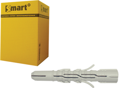 Pgb-europe smart | sterk nylon multifunc. plug ø 8x60 | 100 st sm00lpn000800603