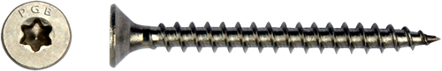 Pgb-fasteners vite universale per truciolare a2 vk-t filetto totale testa svasata ø 5,0x30 tx25 | 200 pezzi | pgwvtva00005000303