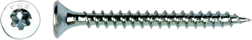 Pgb-fasteners tornillo universal para aglomerado vk-t rosca completa cabeza avellanada ø4.0x20 zn tx20 ​​| 200 piezas | pgwvtv001004000203