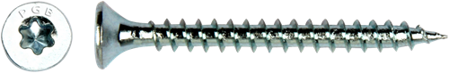 Pgb-fasteners tornillo universal para aglomerado vk-t rosca completa cabeza avellanada ø5.0x70 zn tx25 | 200 piezas | pgwvtv001005000702