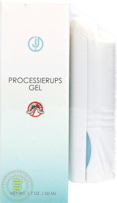 Gel de oruga procesional con rodillo adhesivo