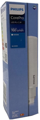 Philips corepro LED plc 6,5w 840 2 pin 4000k 650lm | 10 pezzi