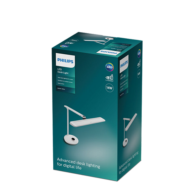 Lampada da scrivania Philips led dsk501 bianca