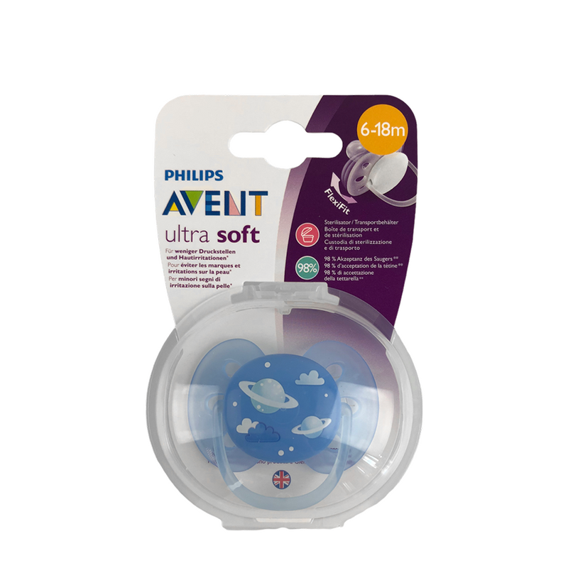 Ciuccio Philips Avent Ultra Soft blu