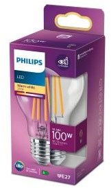 Philips LED LAMPE E27 White Warm White