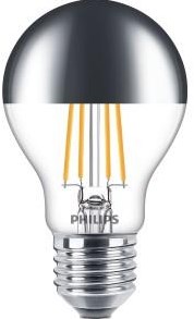 Philips LED GLS E27 7.2-50W 2700K filamento superior espejo regulable blister - 5103503