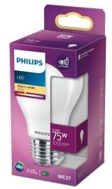 Philips LED GLS E27 8,5-75W 2700K filamento mate blister - 5102545