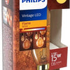 Philips led kaars e14 3,5-15w 2000k filament gold dimbaar blister - 5100305