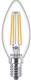 Philips Vela LED E14 6,5-60W 2700K filamento transparente blister - 5100312