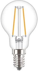Philips LED bullet E14 2-25W 2700K filamento trasparente - LED3727