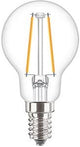 Philips LED bullet E14 2-25W 2700K filamento trasparente - LED3727