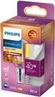 Philips LED bala E14 3,4-40W filamento claro brillo cálido ampolla - 5101508