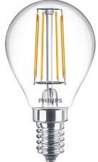 Philips led kogel e14 4,3-40w 2700k filament helder blister - 5101512