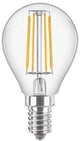 Philips LED bullet E14 4.3-40W 2700K filamento trasparente - LED3738