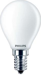 Philips LED bullet E14 6.5-60W 2700K filamento opaco - LED3742