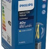 Philips LED bullet E27 3,4-40W filamento trasparente dimtone - LED3747