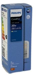 Philips LED enchufable g4 12v 2.1-20w 2700k regulable - led3591
