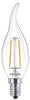 Philips led tipkaars e14 2-25w 2700k filament helder - led3723