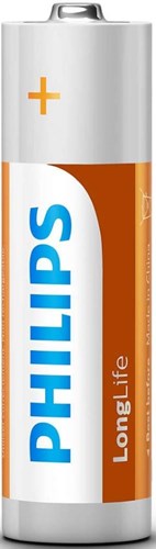 Philips Battery R6 Aa Long Life