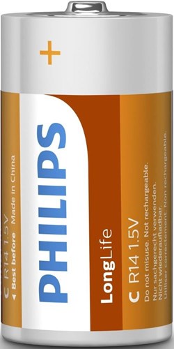 Philips Battery R14 C Lunga vita