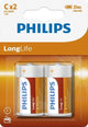 Philips Battery R14 C Lunga vita