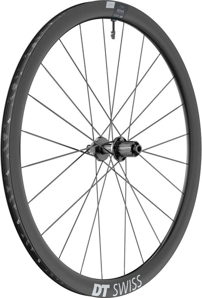 Dt swiss arc 1400 dicut 38 28 cl shimano hg ruota posteriore carbonio