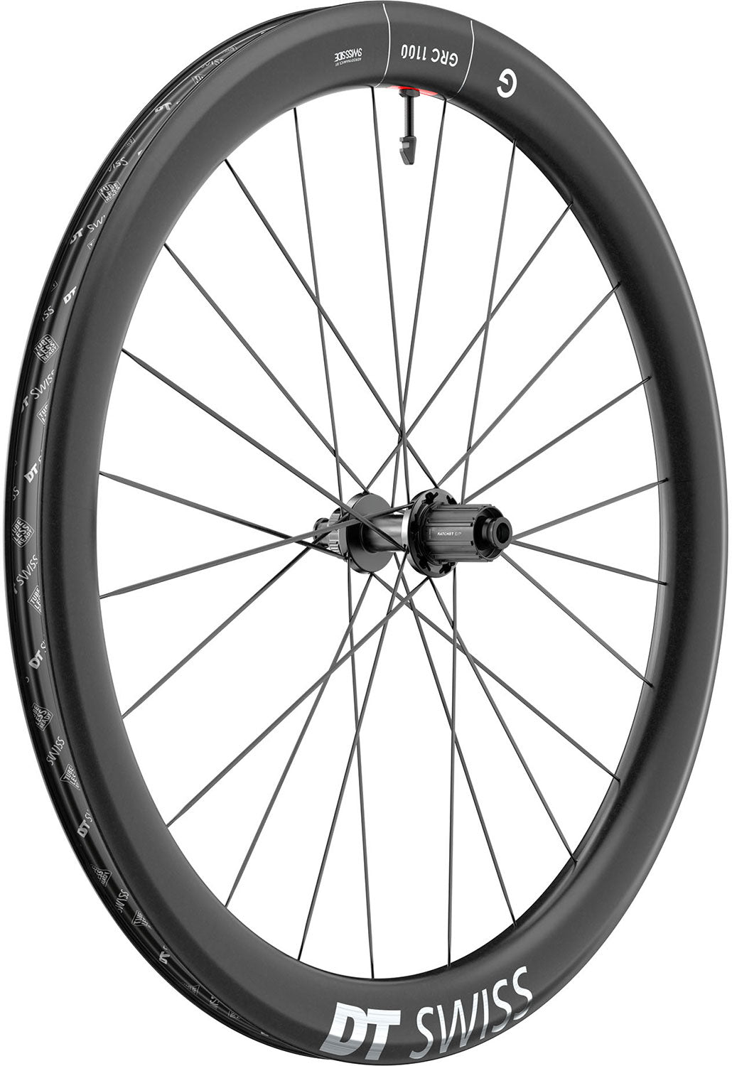 Rueda trasera dt swiss grc 1100 dicut® 50 28 cl shimano hg