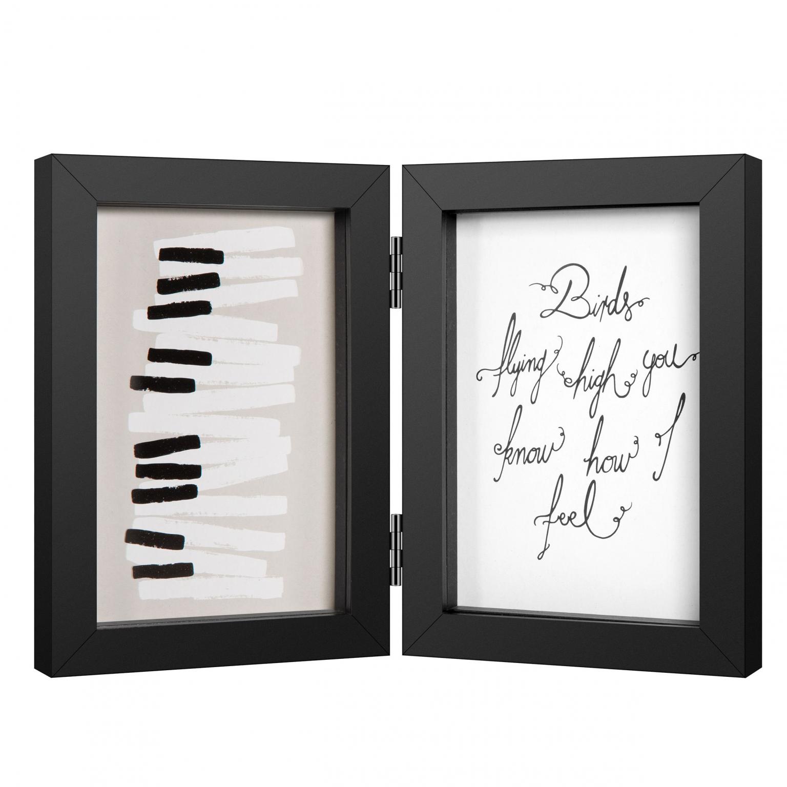 Cornice per foto Henzo dittico pianoforte 10x15 cm