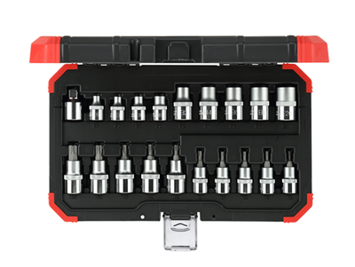 Gedore red | r68003020 | dopsleutelset | 3 8” + 1 2 | tx | 20-delig - r68003020