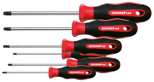 Gedore red | r38402006 | 2c-schroevendraaierset tx | 6-delig - r38402006