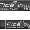 Pica 521 40 permanent marker | 2-6mm | beitel | rood | 10 stuks - pi52140