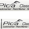 Pica 524 44 lakmarker | 2-4mm | ronde tip | geel | 10 stuks - pi52444