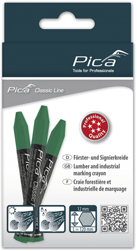 Pic a 590 36 pennarelli gesso pro | 12x120 mm | verde | 12 pezzi - pi59036