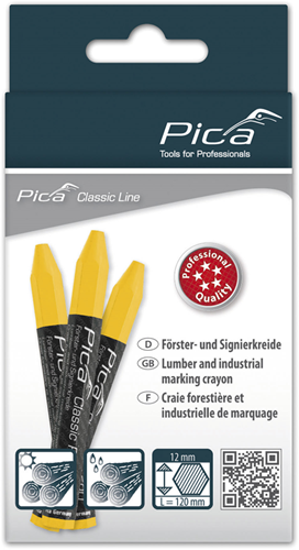 Imagen de un marcador de tiza profesional 590 44 | 12x120mm | amarillo | 12 piezas - pi59044