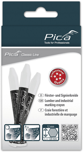 Pic a 590 52 marker chalk pro | 12x120mm | white | 12 pieces - pi59052