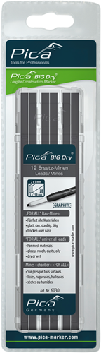 Pica 6030 big dry navulling | grafiet | blister - pi6030sb